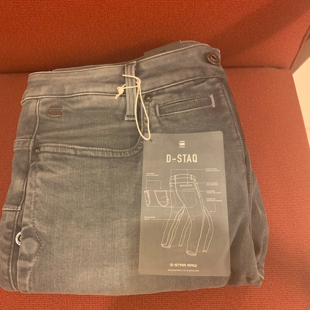 Authentic G Star Grey Jeans 33x30